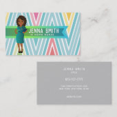 Cartes de visite du logo de l'infirmière (Devant / Derrière)