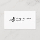 Cartes de visite du logo Owl (Dos)