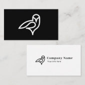 Cartes de visite du logo Owl (Devant / Derrière)
