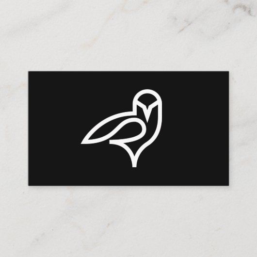 Cartes de visite du logo Owl (Devant)