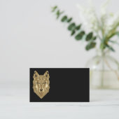 Cartes de visite du loup d'or (Debout devant)