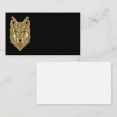 Cartes de visite du loup d'or (Devant / Derrière)