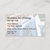 Cartes de visite du magasin de nettoyage à sec (Devant)