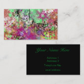 Cartes de visite du Mardi Gras (Devant / Derrière)