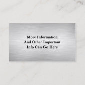 Cartes de visite du monde (Dos)