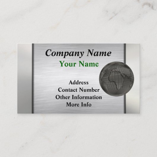 Cartes de visite du monde (Devant)