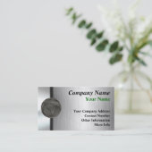 Cartes de visite du monde en métal (Debout devant)