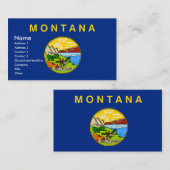 Cartes de visite du MONTANA (Devant / Derrière)