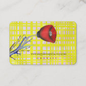 Cartes de visite du pavot (Devant)