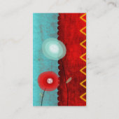 Cartes de visite du pavot (Dos)