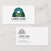 Cartes de visite du paysage de la pelouse (Devant / Derrière)