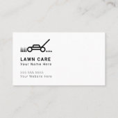 Cartes de visite du paysage de la pelouse (Dos)