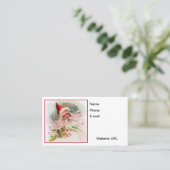 Cartes de visite du père noël (Debout devant)