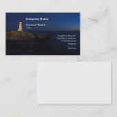 Cartes de visite du phare de Peggy's Cove (Devant / Derrière)