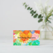 Cartes de visite du planificateur de parti (Debout devant)