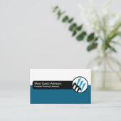 Cartes de visite Du Planificateur Financier Et Con (Debout devant)