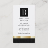 Cartes de visite du procureur (Dos)