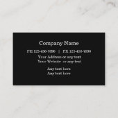 CARTES DE VISITE du procureur de la République (Dos)