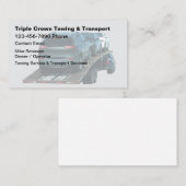 Cartes de visite Du Remorquage Automobile Et Du Tr (Devant / Derrière)