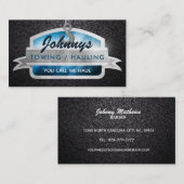 Cartes de visite du remorquage des slogans (Devant / Derrière)