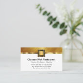 Cartes de visite du restaurant chinois (Debout devant)