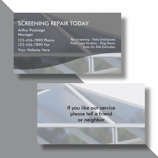 Cartes de visite du rétablissement du patient