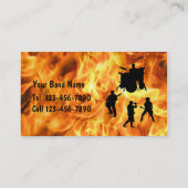 Cartes de visite du Rock Band (Dos)