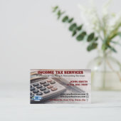 Cartes de visite du service de l'impôt sur le reve (Debout devant)