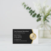 Cartes de visite du service de nettoyage classique (Debout devant)