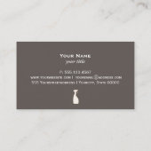 Cartes de visite du service de nettoyage naturel (Dos)