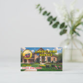 Cartes de visite du service de paysage (Debout devant)