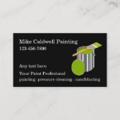 Cartes de visite du service de peinture résidentie (Devant)