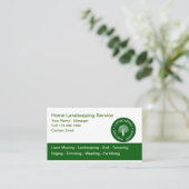 Cartes de visite Du Service De Pelouse Et D'Aménag (Debout devant)