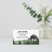 Cartes de visite du service de pelouse Treecare (Debout devant)