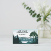 Cartes de visite du service de pelouse Treecare (Debout devant)