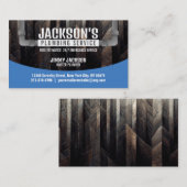 Cartes de visite du service de plomberie avec slog (Devant / Derrière)