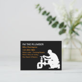 Cartes de visite du service de plomberie grand Coo (Debout devant)