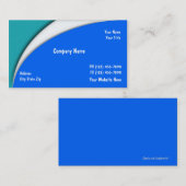 Cartes de visite du service de pool (Devant / Derrière)