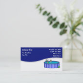 Cartes de visite du service de pool (Debout devant)