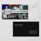 Cartes de visite du service de remorquage automobi (Devant / Derrière)