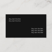 Cartes de visite du service de remorquage automobi (Dos)