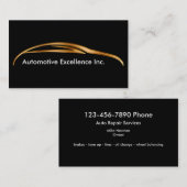 Cartes de visite du service de réparation automati (Devant / Derrière)