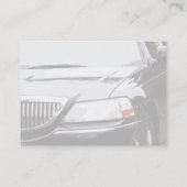 Cartes de visite du service de taxi (Dos)