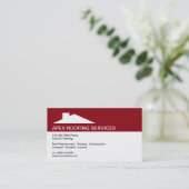 Cartes de visite du service de toiture (Debout devant)