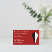 Cartes de visite du service des entrepreneurs élec (Debout devant)