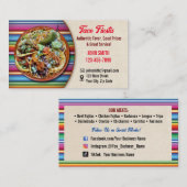 Cartes de visite du service Taco (Devant / Derrière)
