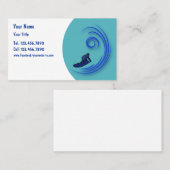 Cartes de visite du surf (Devant / Derrière)