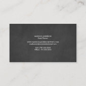 Cartes de visite du tableau bonjour | (Dos)