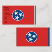 Cartes de visite du TENNESSEE (Devant / Derrière)