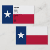 Cartes de visite du TEXAS (Devant / Derrière)